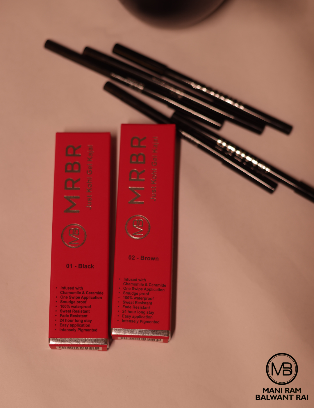 MRBR JUST KOHL GEL KAJAL 1.2g⏐+ FREE MRBR SINDOOR