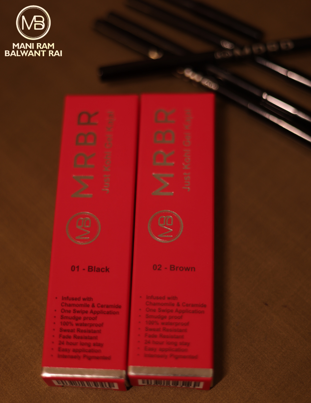 MRBR JUST KOHL GEL KAJAL 1.2g⏐+ FREE MRBR SINDOOR