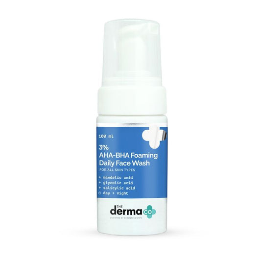 The Derma co 3% AHA+BHA Foaming Daily Face Wash 100ml