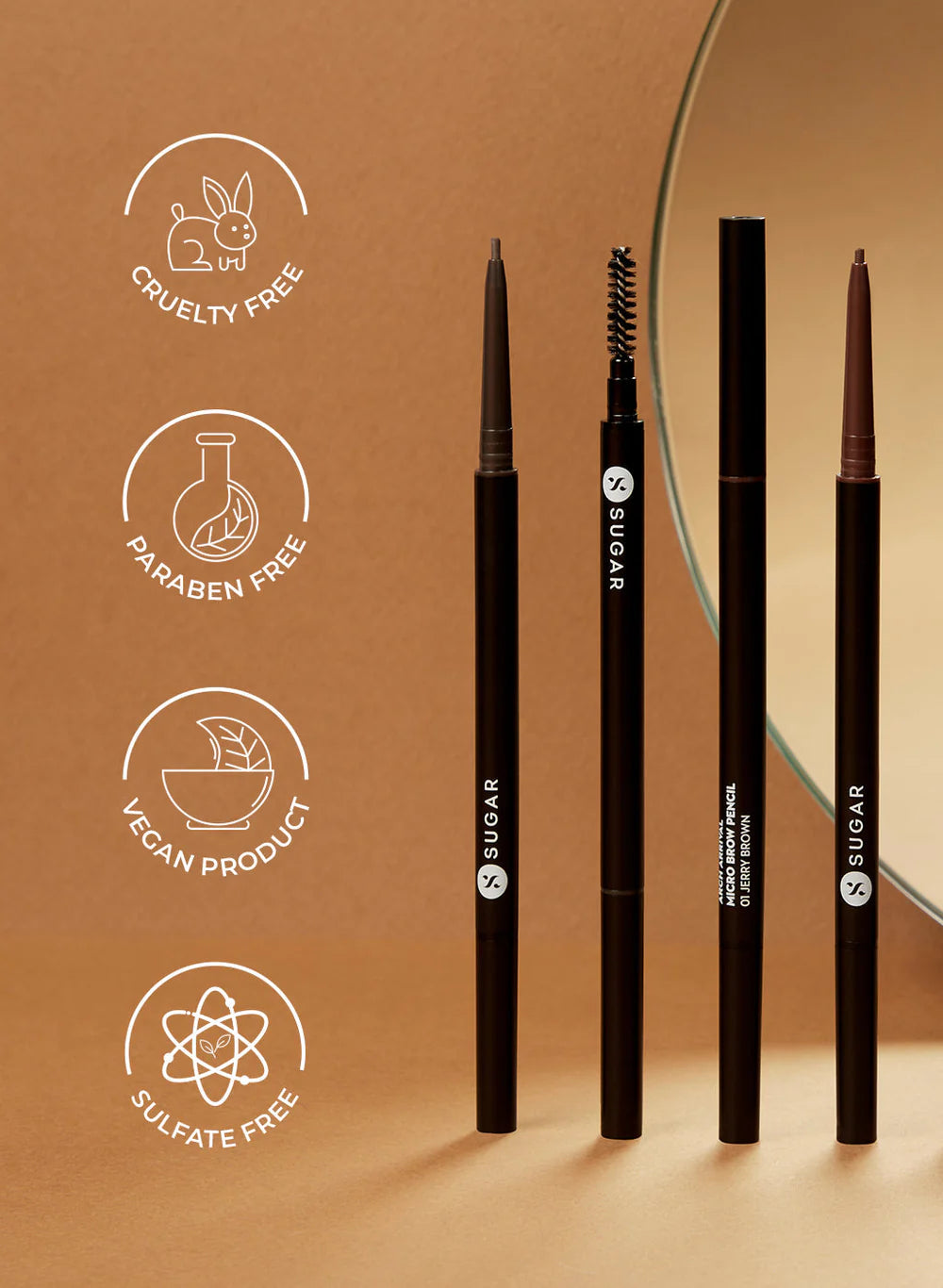 Sugar Cosmetics Arch Arrival Micro Brow Pencil
