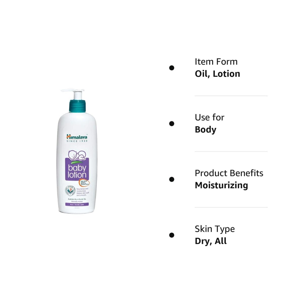 Himalaya Baby Body Lotion For All Skin Types (400 ml)