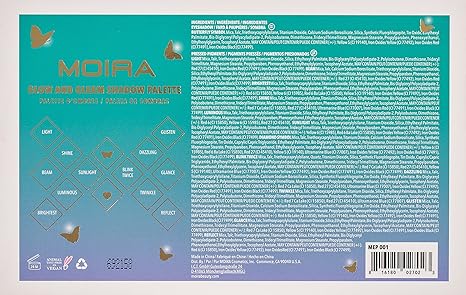 MOIRA Glow & Gleam Palette Mep 001