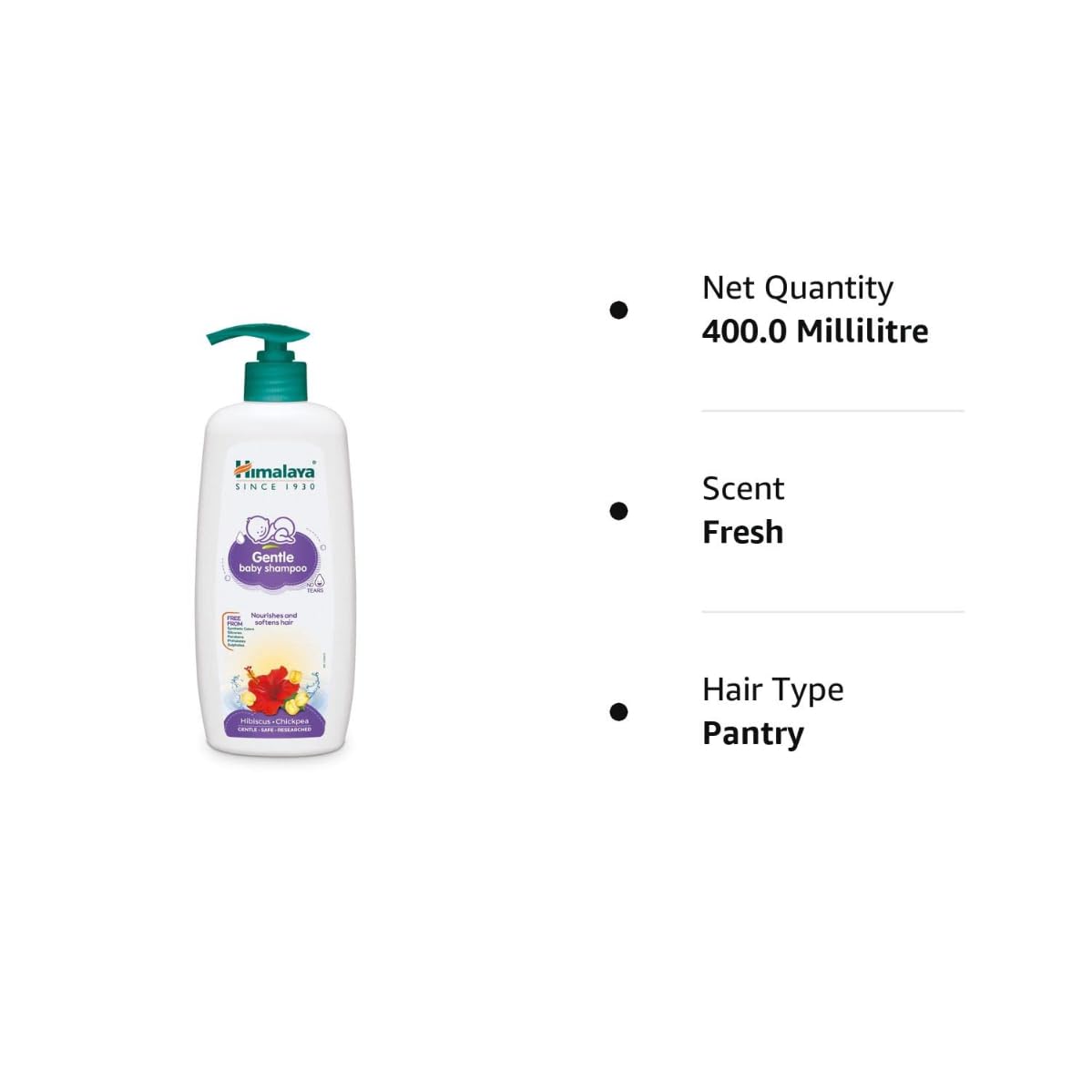 Himalaya Gentle Baby Shampoo Hibiscus Chickpea (400 ml)