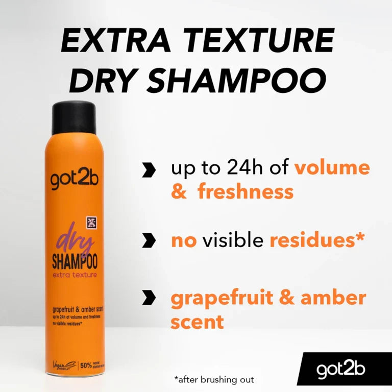 Schwarzkopf Professional Got2b Extra texture Dry Shampoo 200ml