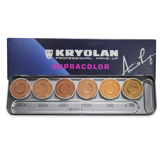 Kryolan Supracolor Make-Up Palette 6 Colors