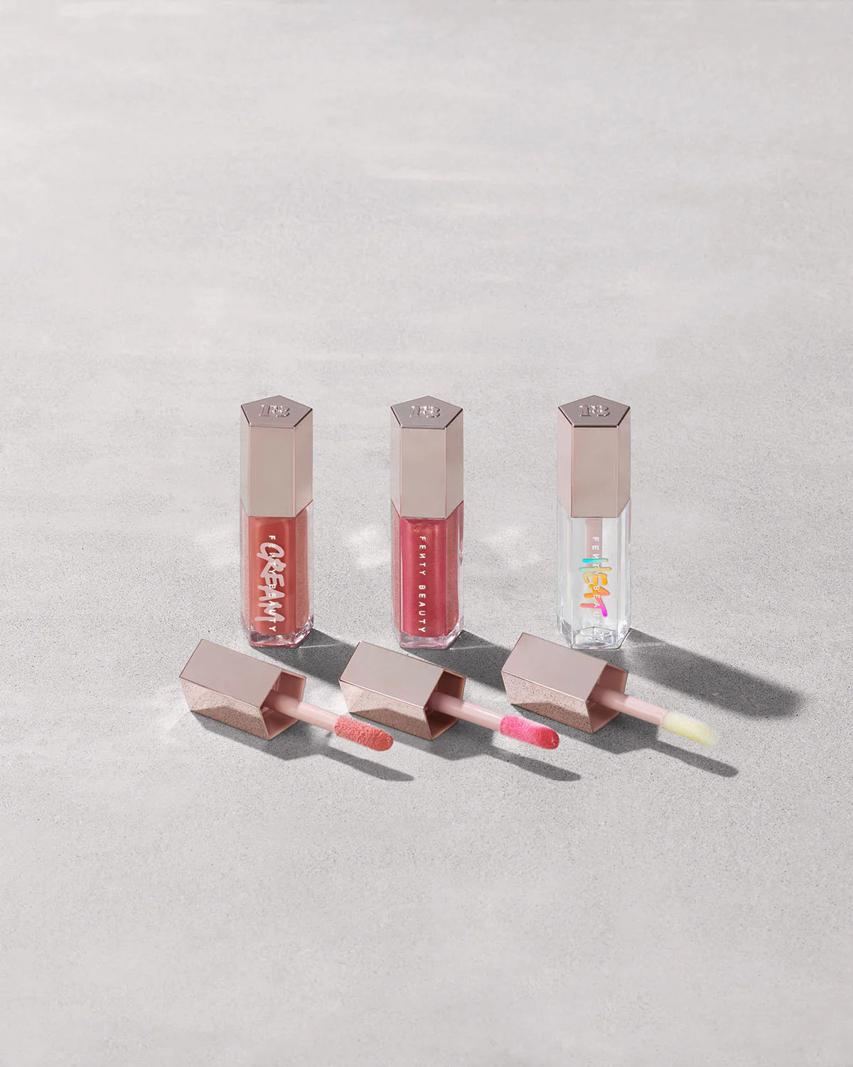 Fenty Beauty GLOSSY POSSE VOLUME 6.0 FULL-SIZE GLOSS BOMB TRIO