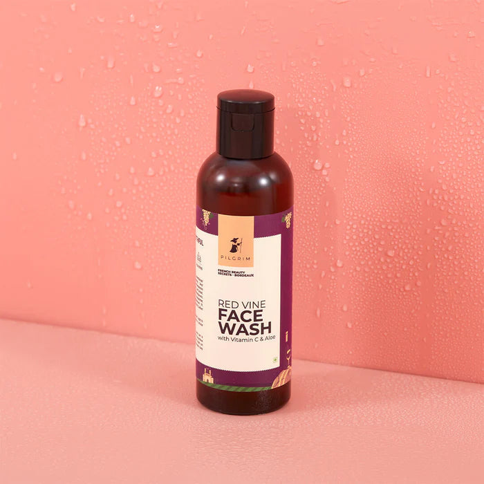 PILGRIM Red Vine Face Wash with Vitamin C & Aloe 100ml