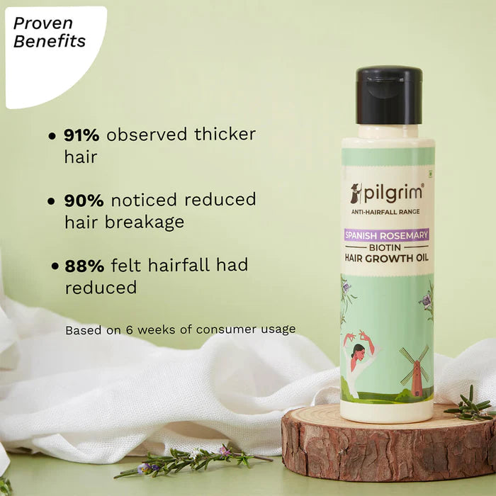 PILGRIM Spanish Rosemary & Biotin Hair Growth Oil 100ml