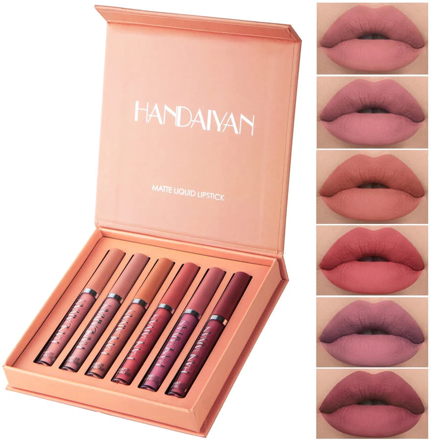 HANDAIYAN Matte Liquid Lipstick Net Wt (6x2.5ml)