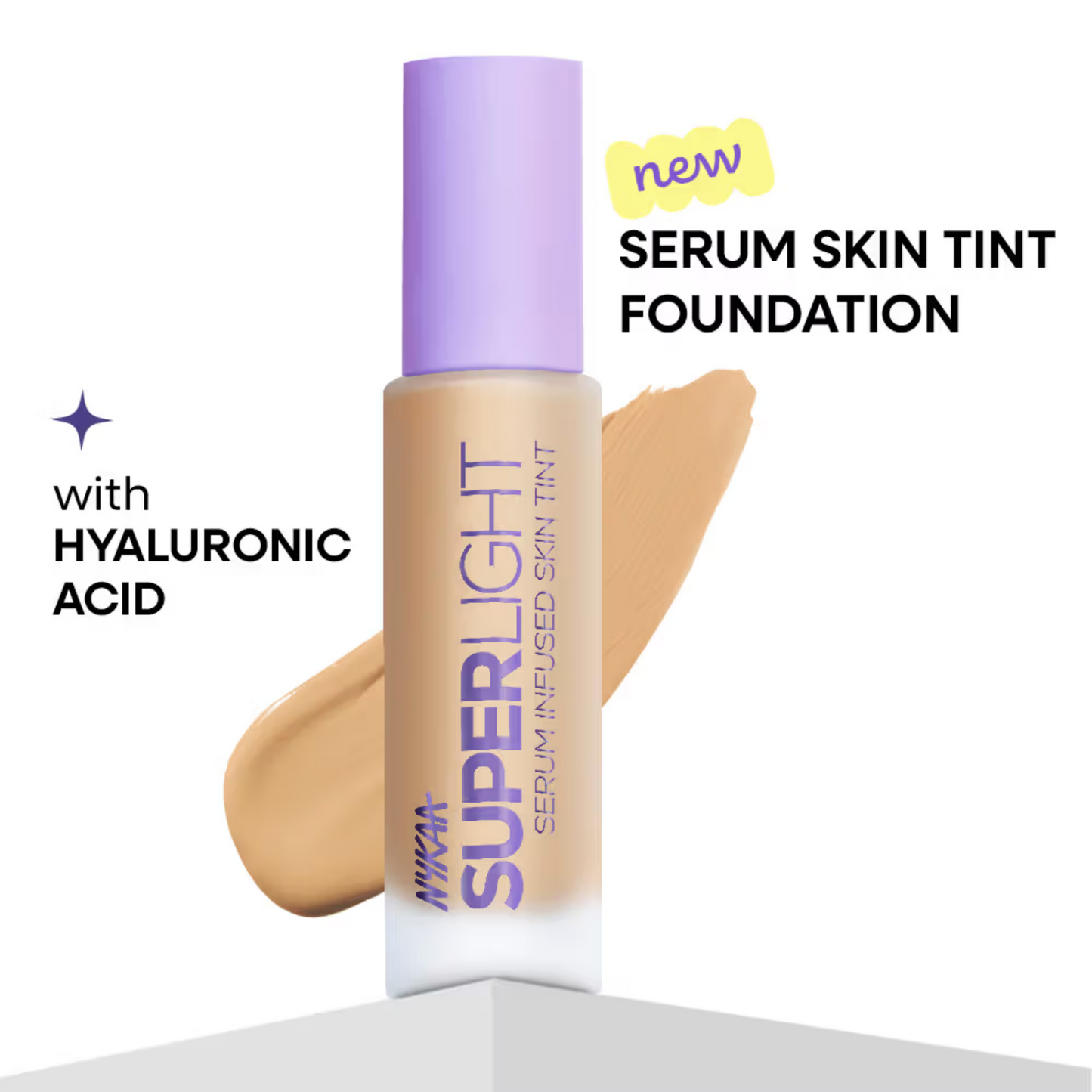 Nykaa Superlight Serum Matte Filter Finish Skin Tint Foundation (30ml)