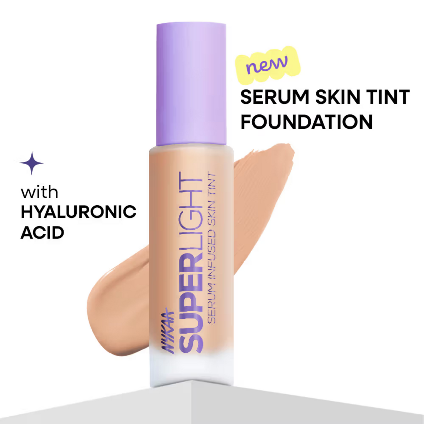 Nykaa Superlight Serum Matte Filter Finish Skin Tint Foundation (30ml)