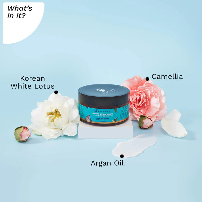 PILGRIM Argan Oil Hair Mask with White Lotus & Camellia 200ml