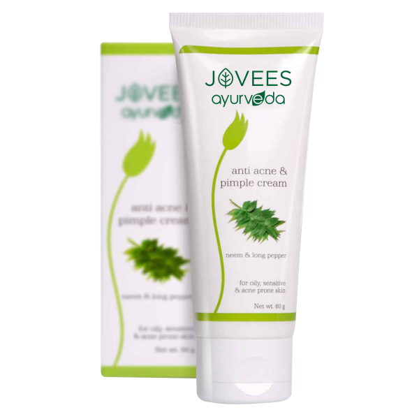 Jovees Anti Acne & Pimple Cream | Oily, Sensitive & Acne Prone Skin 60gm