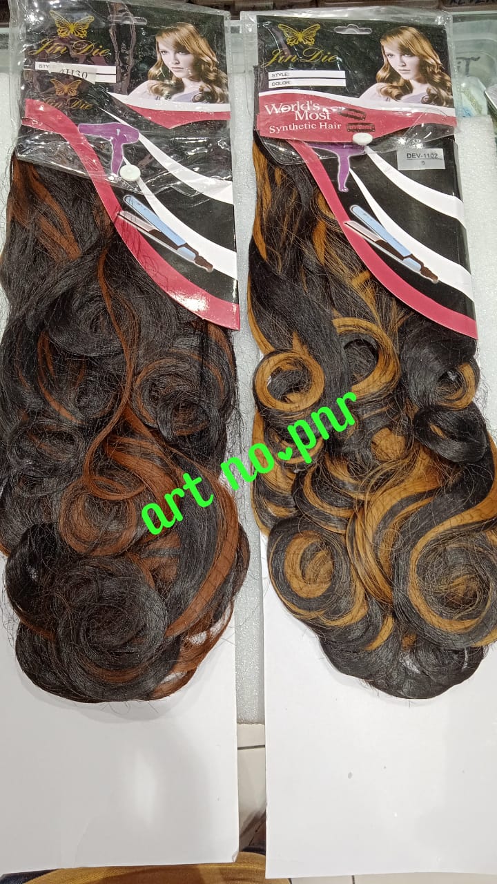 HAIR EXTENSIONS H-30 (BLACK,NATURAL BROWN,HIGLIGHT AND GLOBAL