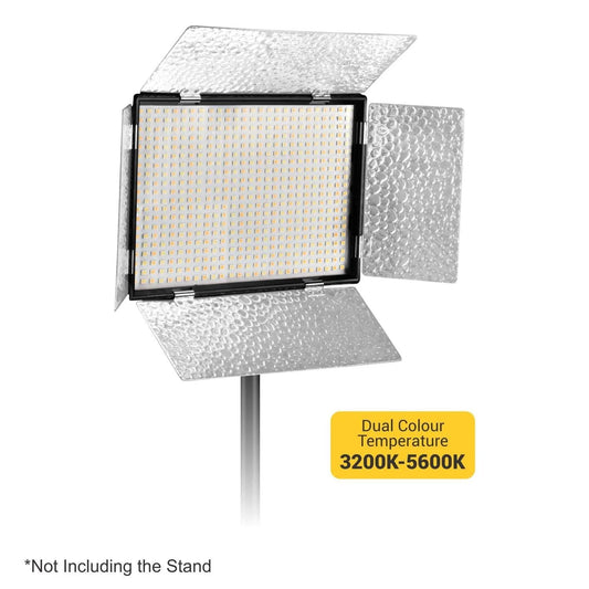 Digitek Professional BI COLOR Led Video Light | 37 Watt |Input Voltage DC-8.4V | Model No LED -D520B