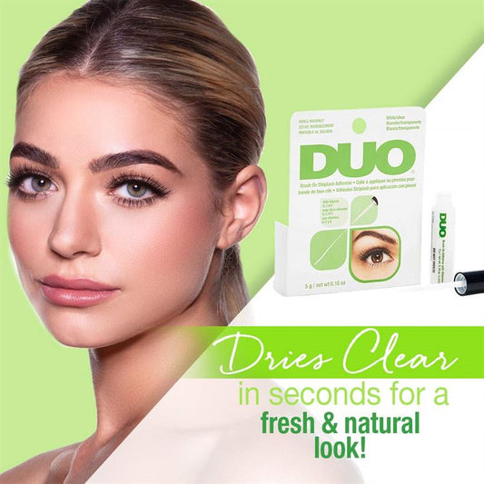 Duo Brush On Lash Adhesive GR  with Vitamins A C & E Clear 0.18 oz