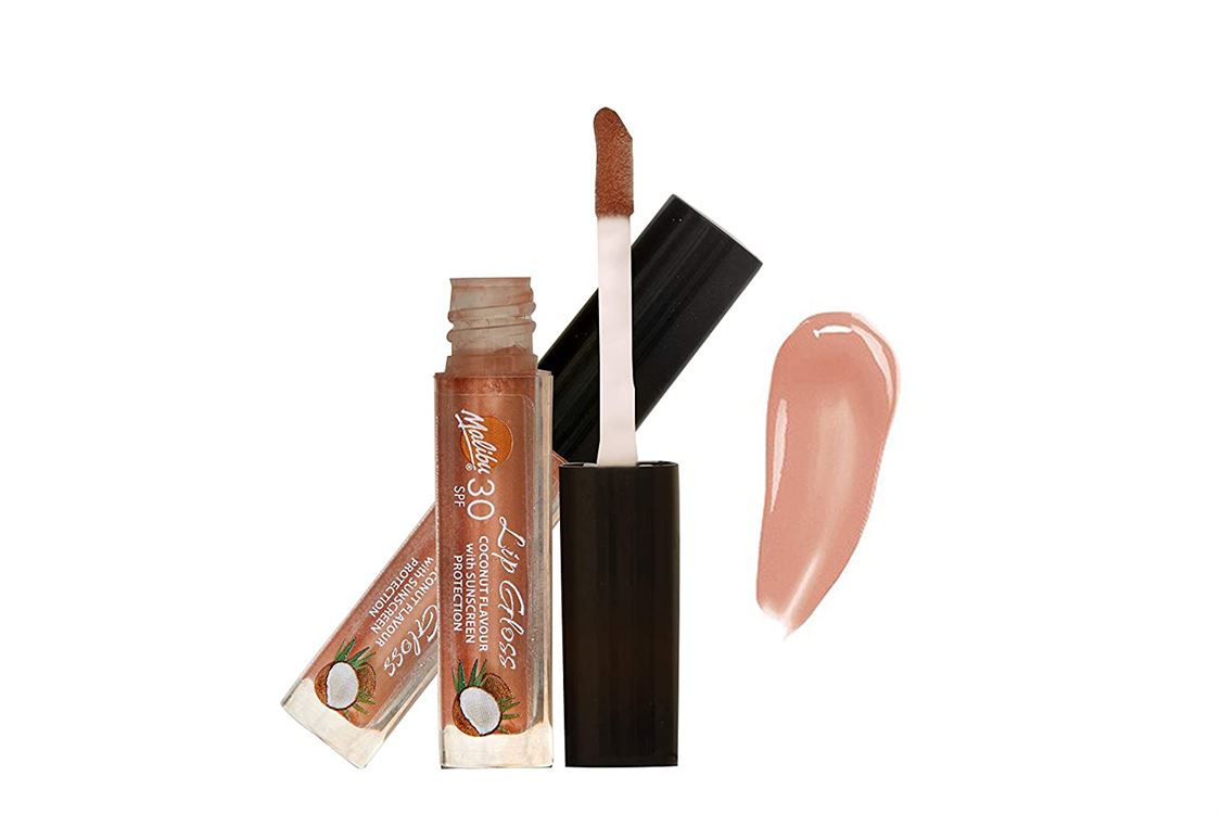 Malibu Vegan SPF 30 Lip Gloss Coconut & Strawberry Flavour Combo 1.5mlx2