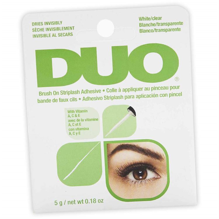 Duo Brush On Lash Adhesive GR  with Vitamins A C & E Clear 0.18 oz