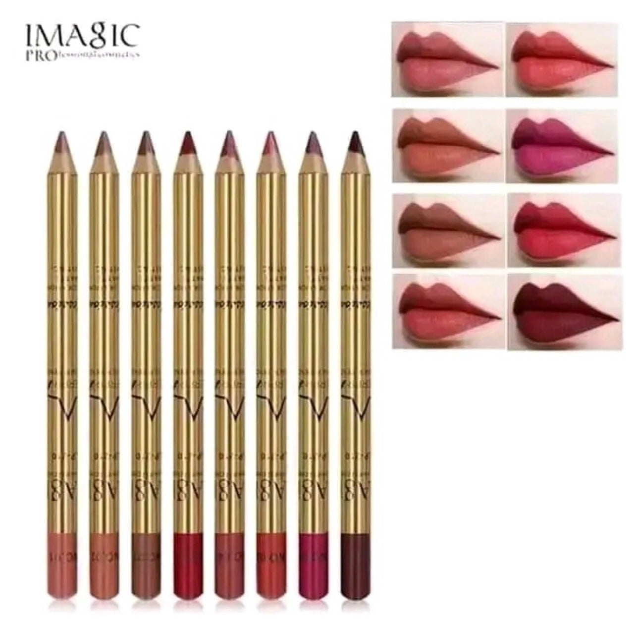 Imagic 8 Colours Makeup Lipliner Set