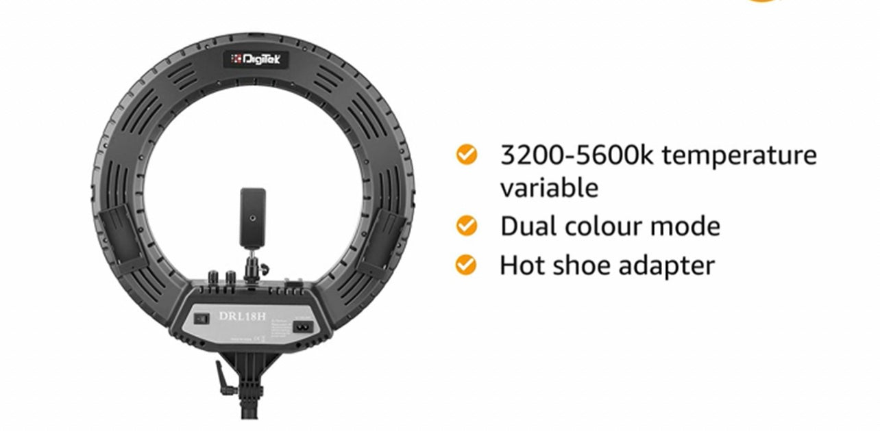 Digitek Ring Led Light 18" With Stand