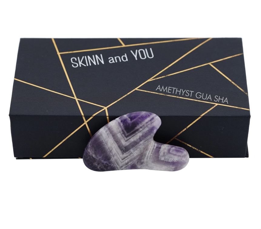 Skinn And You Amethyst Gua Sha face roller