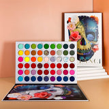 DELANCI LA CATRINA 54 colour makeup palette