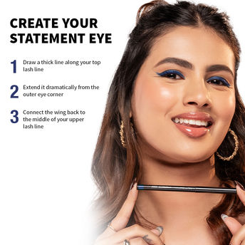 NYKAA GLAMOREYES COLOURED EYELINER SAPPHIRE 0.3G