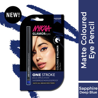 NYKAA GLAMOREYES COLOURED EYELINER SAPPHIRE 0.3G