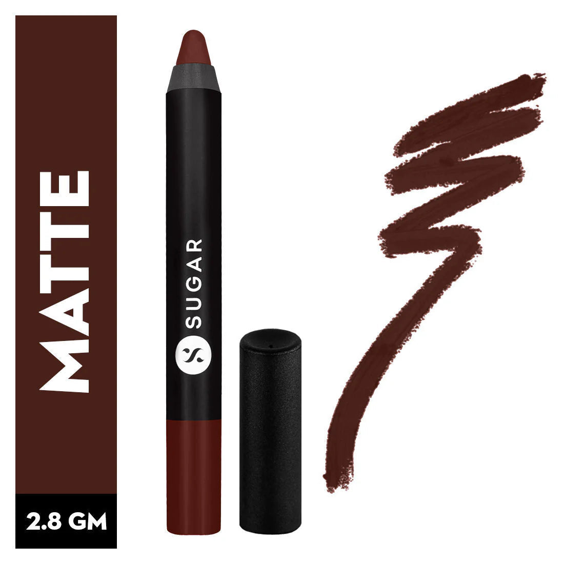SUGAR Cosmetics - Matte As Hell - Crayon Lipstick 2.5g