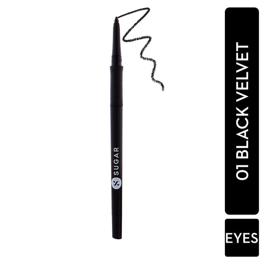 SUGAR Twist And Shout Fadeproof Kajal 0.35g 01 Black Velvet
