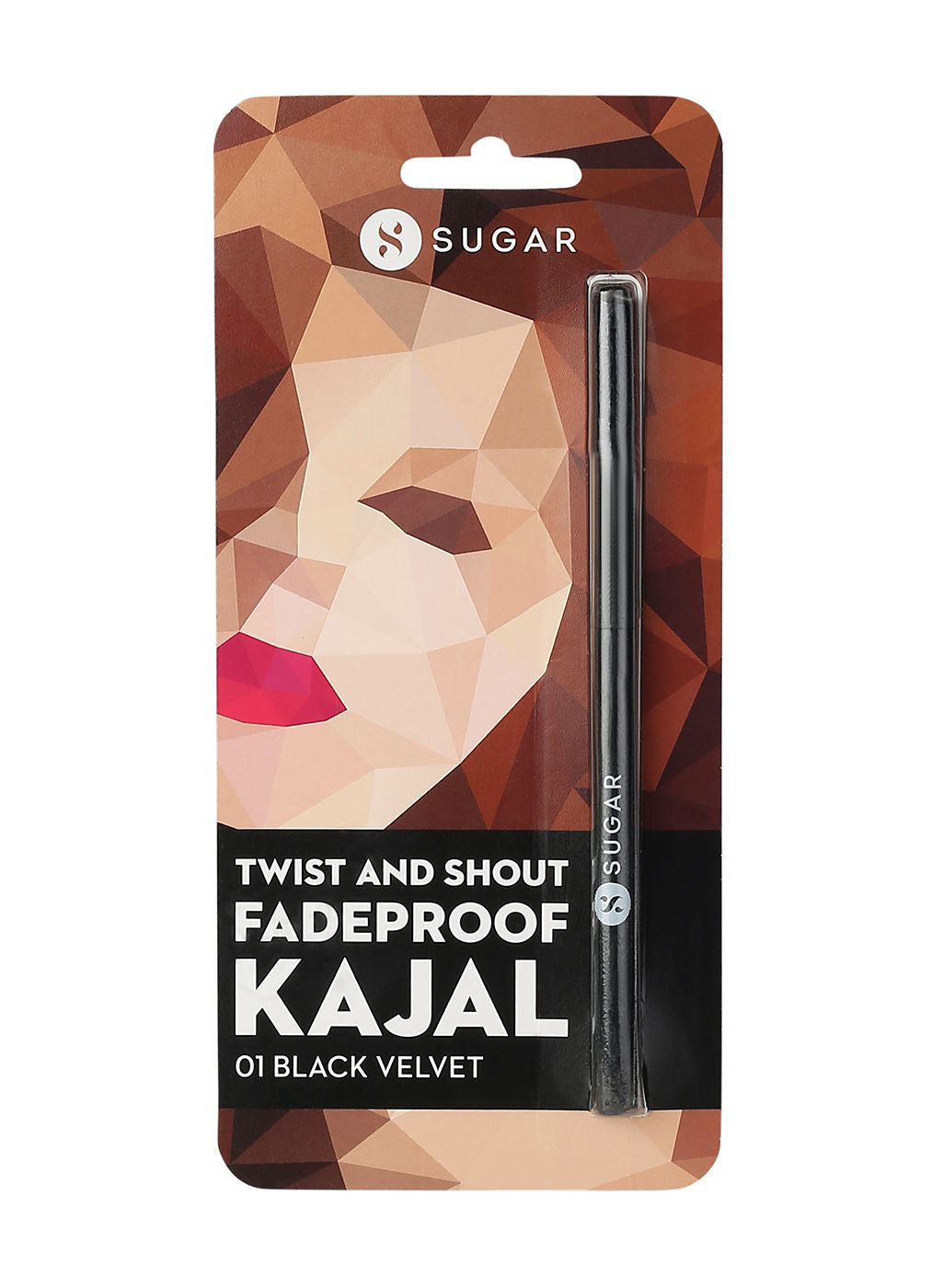 SUGAR Twist And Shout Fadeproof Kajal 0.35g 01 Black Velvet