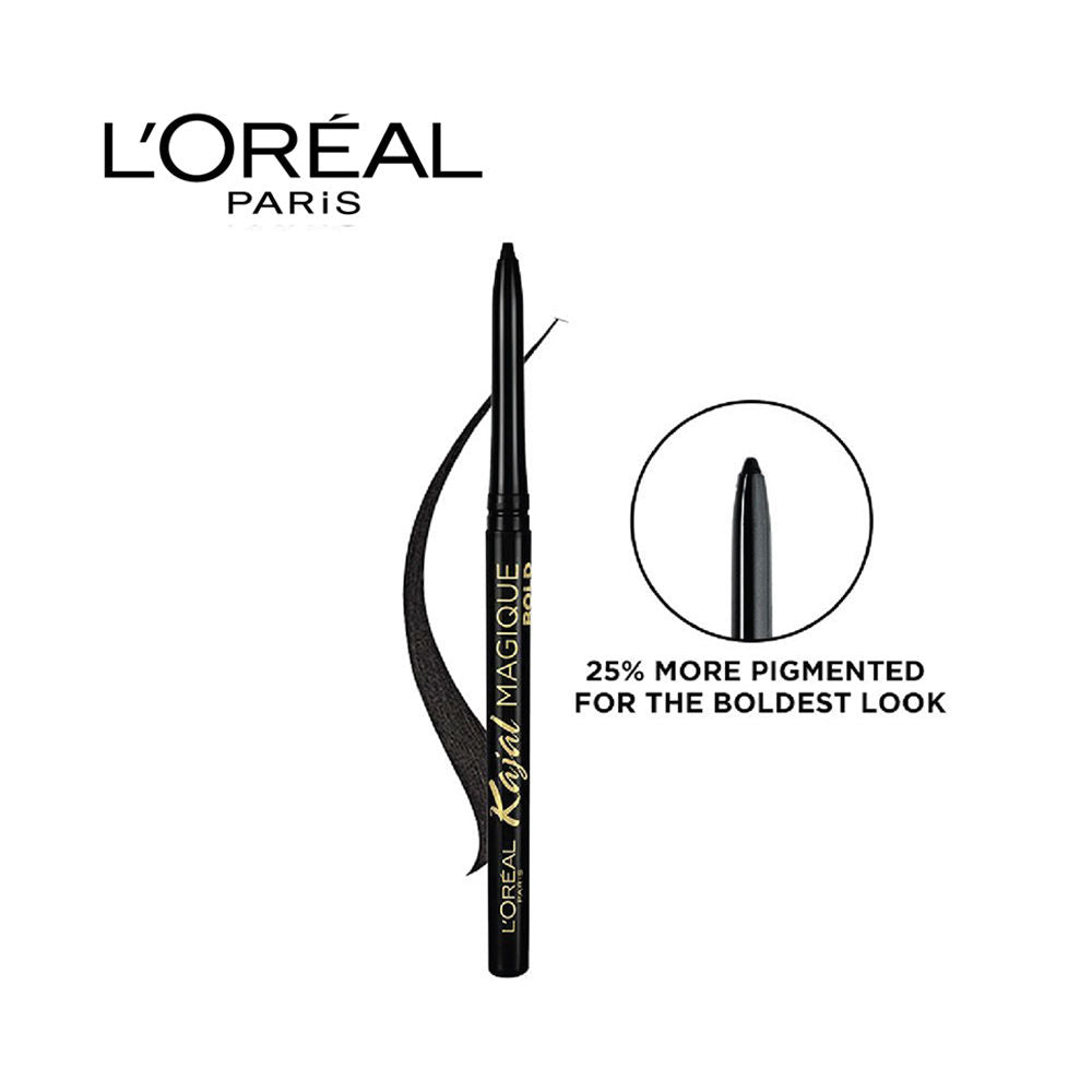 L'Oreal Paris Kajal Magique Bold - Black (0.35g)