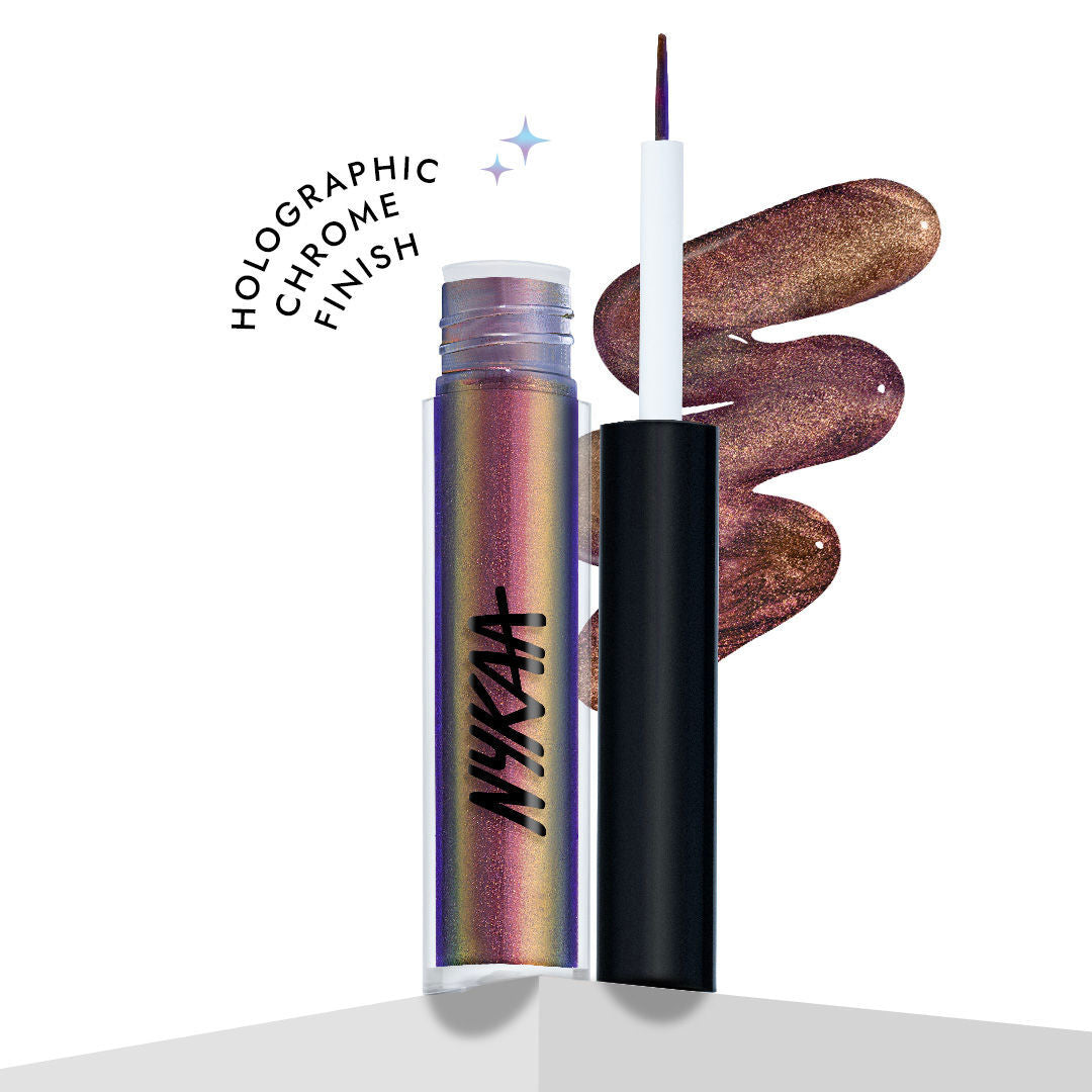 Nykaa Cosmetics Stardust Dual Chrome Eyeliner with Holographic Finish (1.6ml)