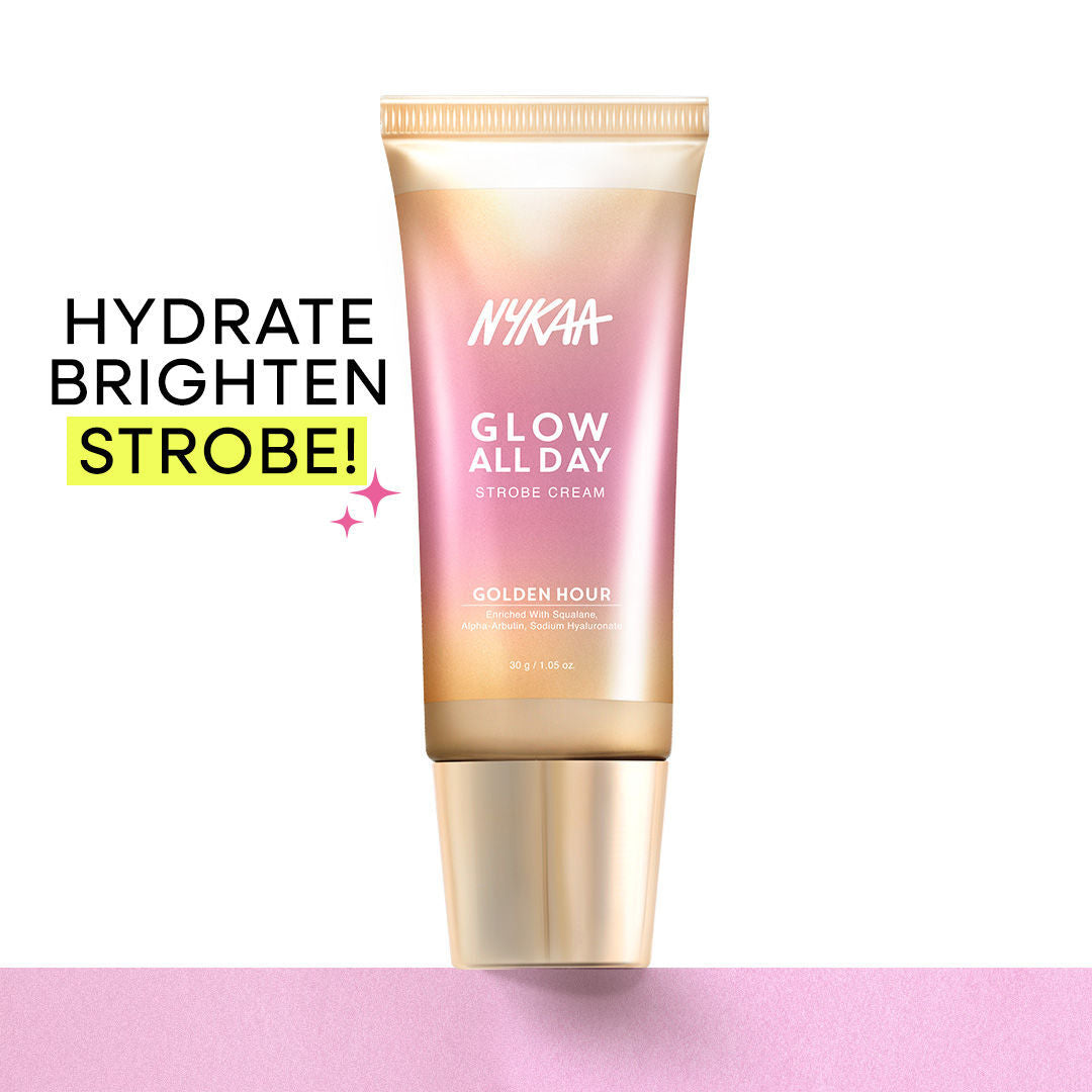 Nykaa Glow All Day Illuminating Strobe Cream + Highlighter + Moisturizer 30g