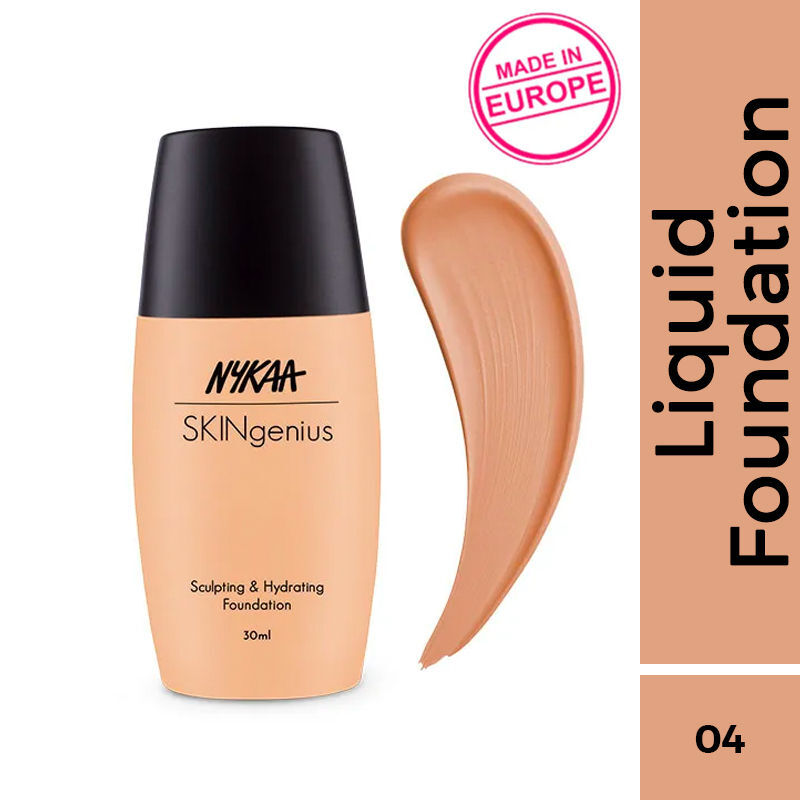 Nykaa SKINgenius Sculpting & Hydrating Dewy Foundation For Dry Skin 30ml