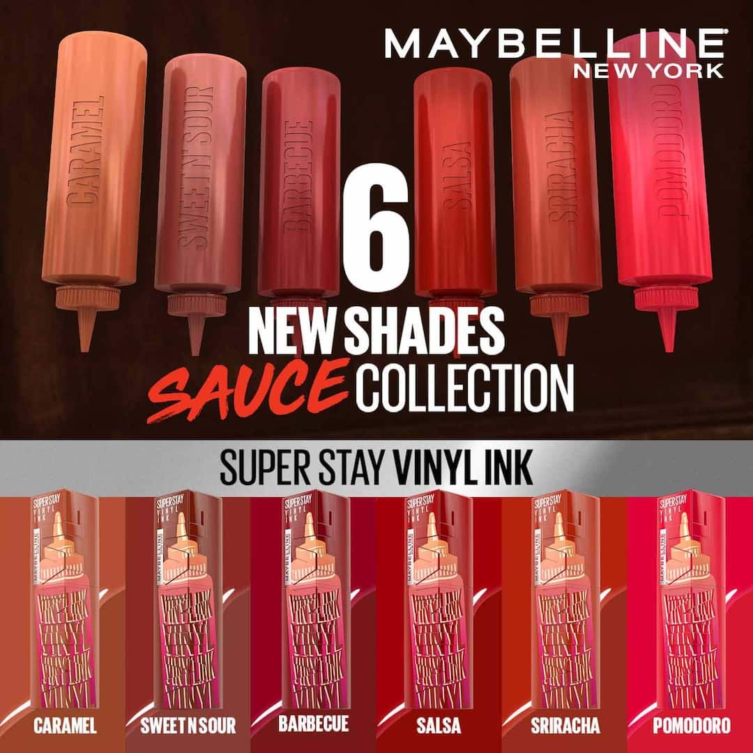 Maybelline New York Superstay Vinyl Ink Sauce Limited Edition Collection (4.2 g)