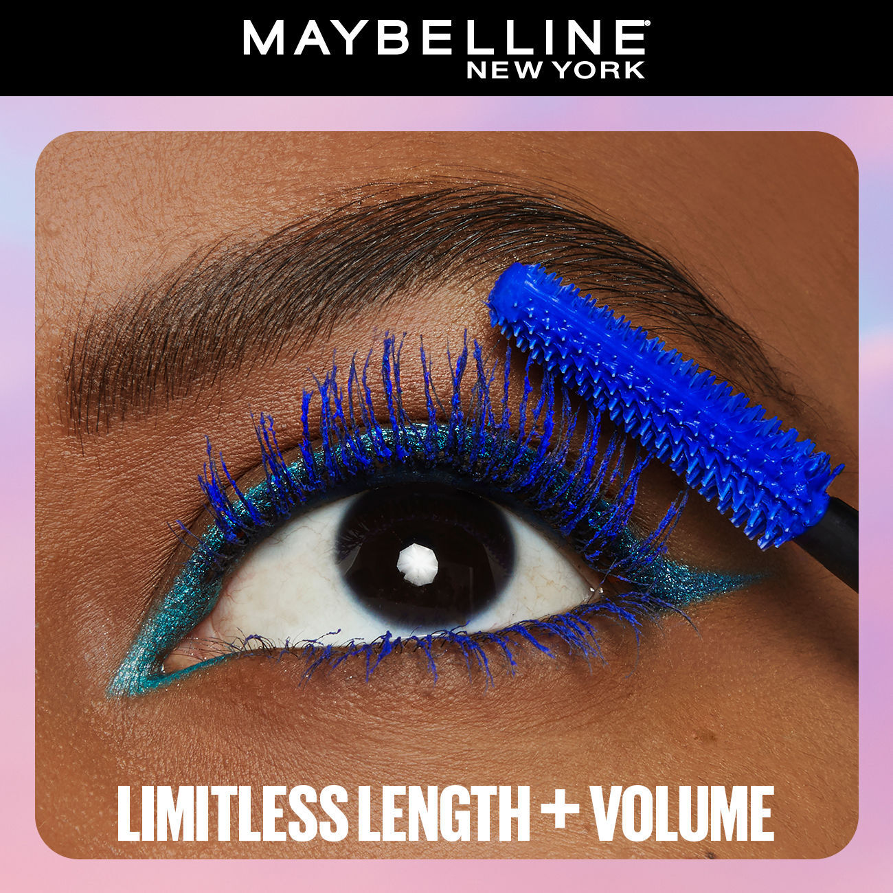 Maybelline New York Lash Sensational Sky High Blue Mascara (7.2ml)