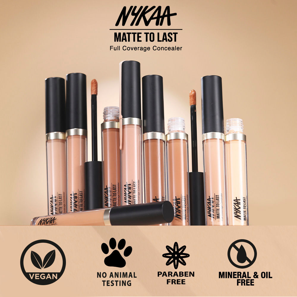 Nykaa Matte To Last Full Coverage Liquid Concealer (4.5g)