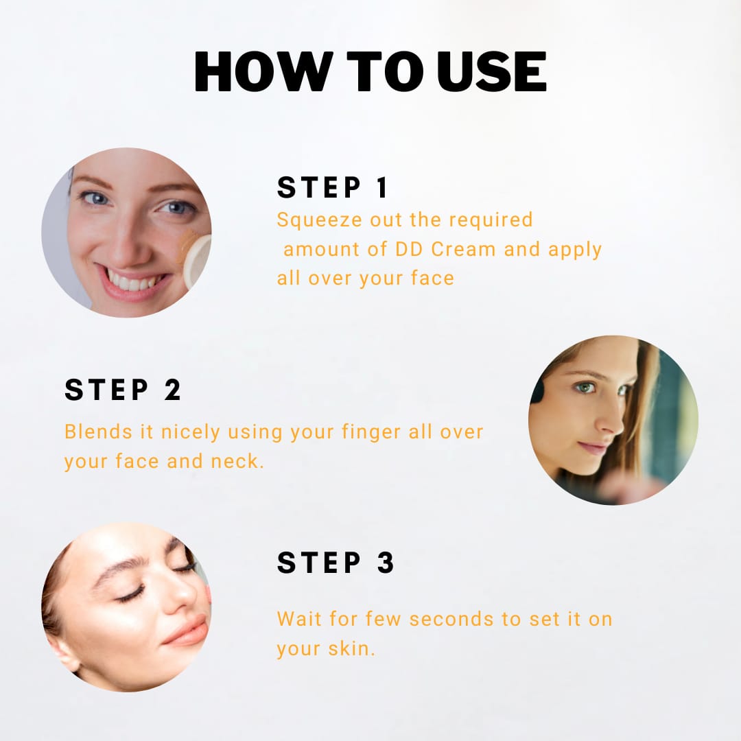 Aegte Organics Skin Corrector DD Cream (BB+CC) 10% Niacinamide & Broad Spectrum SPF 25++ 30gm