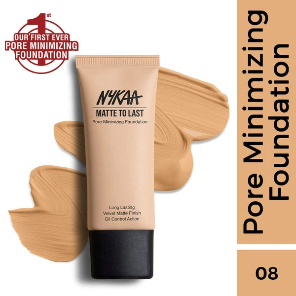 Nykaa Matte to Last Pore Minimizing Foundation (30ml)