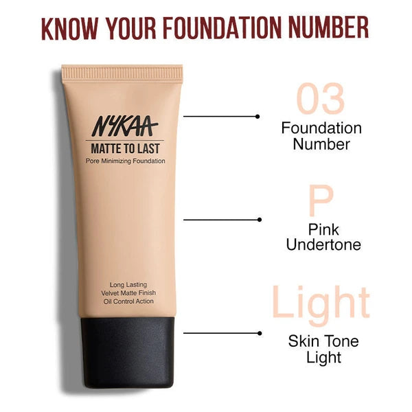 Nykaa Matte to Last Pore Minimizing Foundation (30ml)