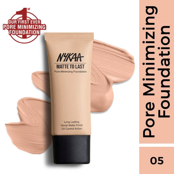Nykaa Matte to Last Pore Minimizing Foundation (30ml)