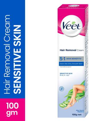 Veet Removal Cream 5 In 1 Skin Benefits Salon Like Sliky Smooth Skin 100g