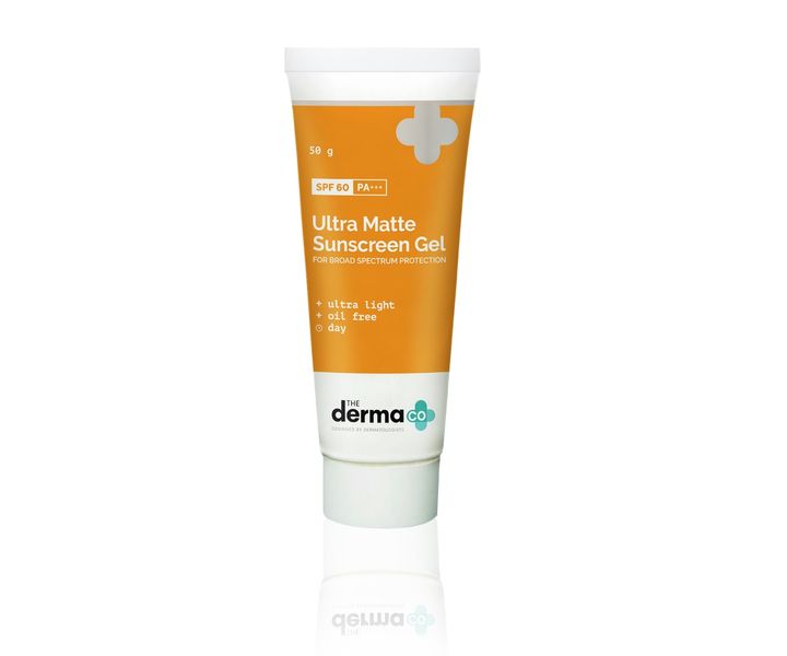 The Derma co Ultra Matte Sunscreen Gel - 50g Prevents Sun Damage | SPF 60 PA+++