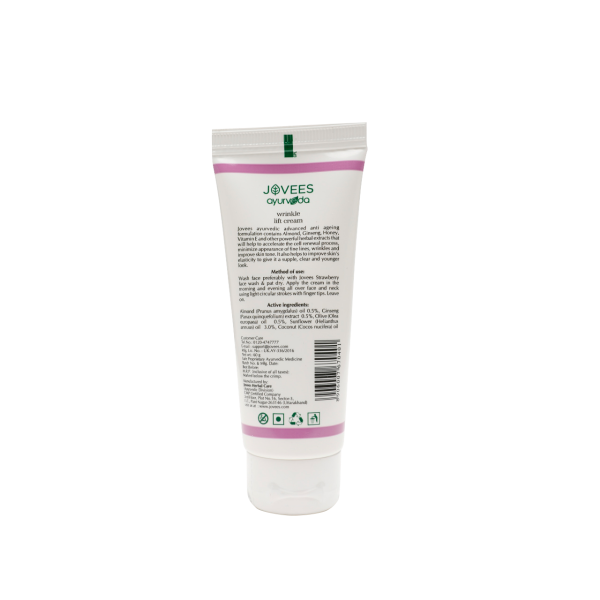 Jovees Almond & Ginseng Wrinkle Lift Face Cream | Anti-Wrinkle 60g