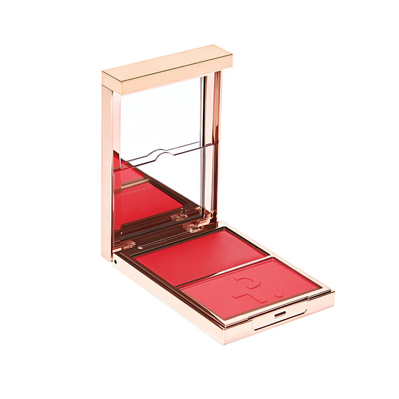 Patrick Ta For Face Double-Take Creme & Powder Blush Duo Creme Double Tenue & Poudre Blush