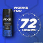 Axe Recharge Midnight Long Lasting Deodorant Body Spray For Men 150ml