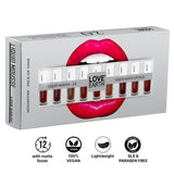 LOVE EARTH LIQUID LIPSTICK PACK OF 9 2.0 - MINIS Set- 2