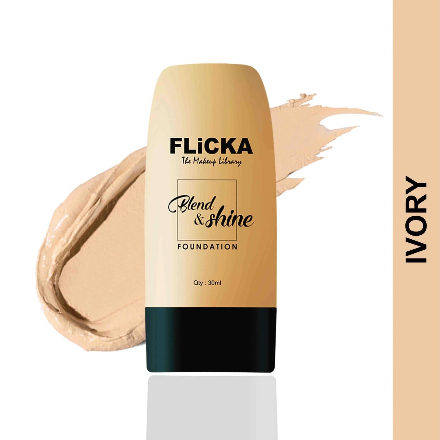 Flicka Blend & Shine Foundation 01 Ivory