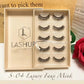 LASHUP LUXURY 5 PAIR LASHES